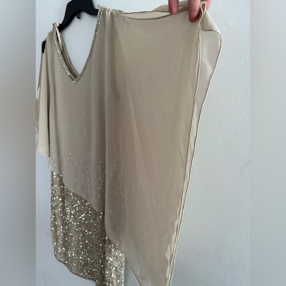 JKARA| NWT Knee Length Evening Beaded Dress - Picture 7 of 11